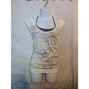 Drift away off the shoulder double layer t-shirt XL